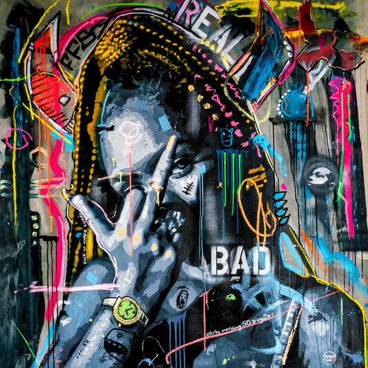 Won't do What You Tell Me - Framed Canvas