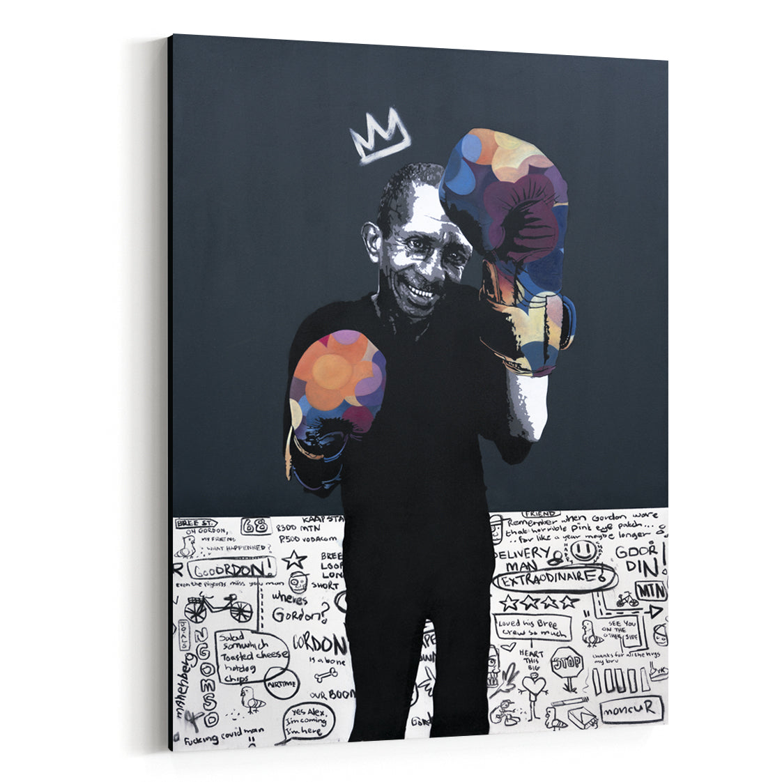 Gorden Gloves - Stretched Canvas Print