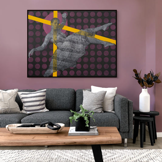 Free Fall - Framed Canvas