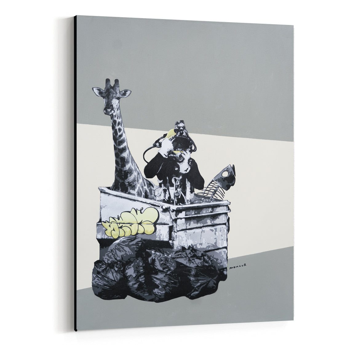 Dumpster Diver - Stretched Canvas Print